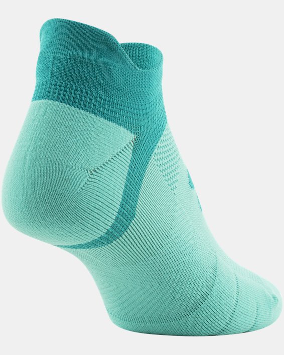 Unisex UA ArmourDry® Run Lite 3-Pack Socks, Green, pdpMainDesktop image number 3